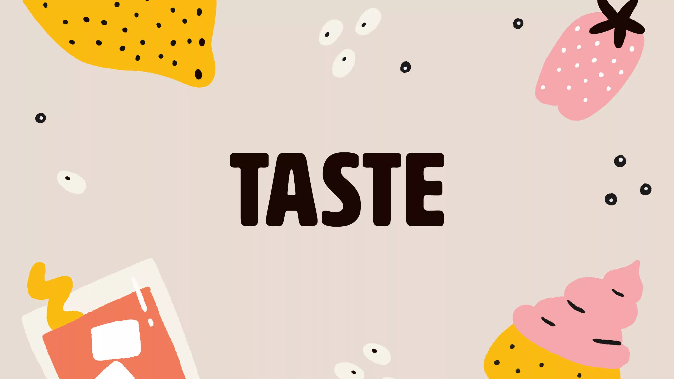Taste brand identity