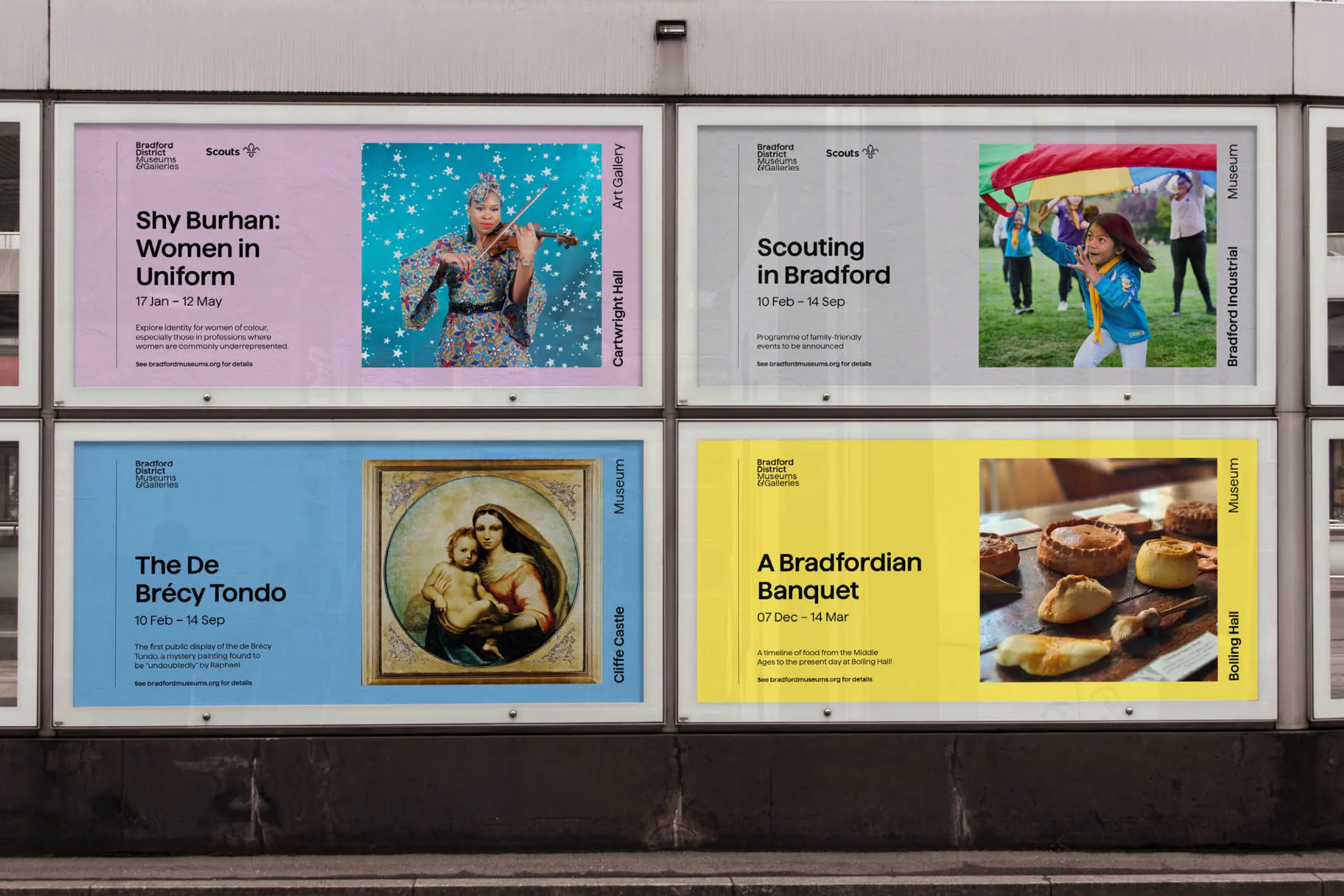 Bradford Museums and Galleries - Poster Campaign Design
