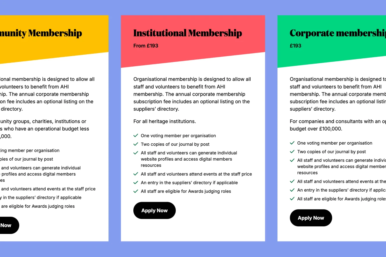 AHI Membership Website