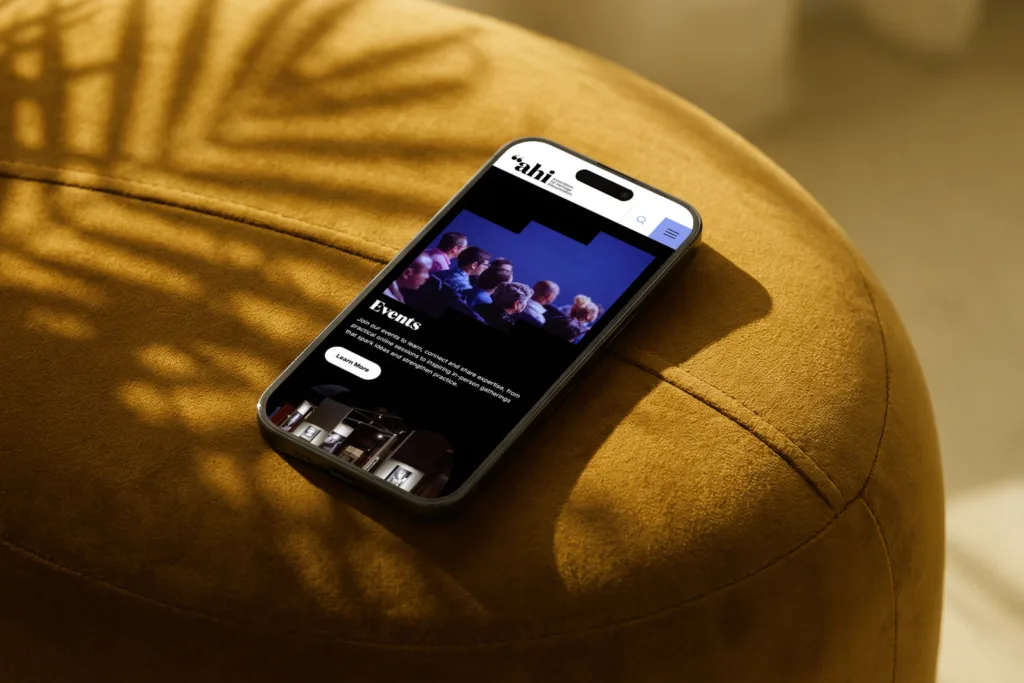 Association for Heritage Interpretation - Web Design Mobile