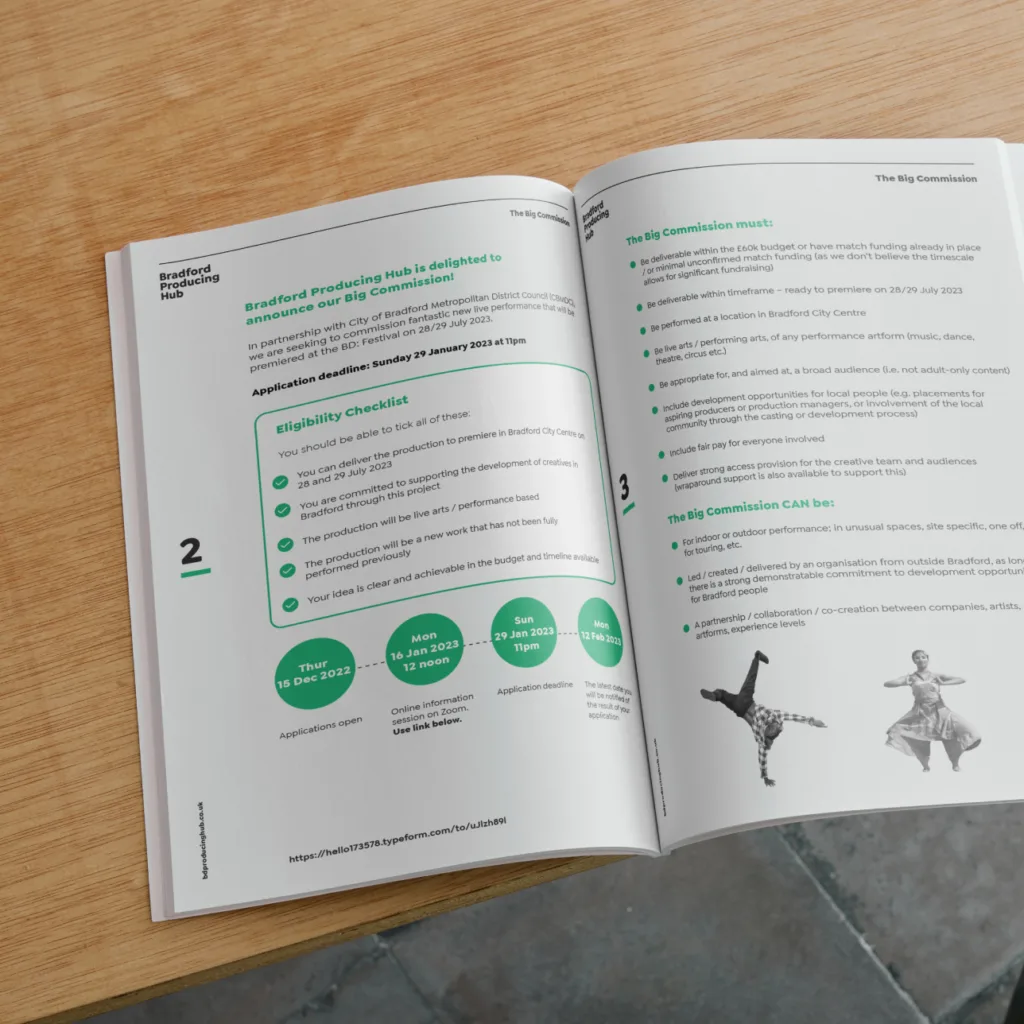 Bradford Producing Hub - Report Design