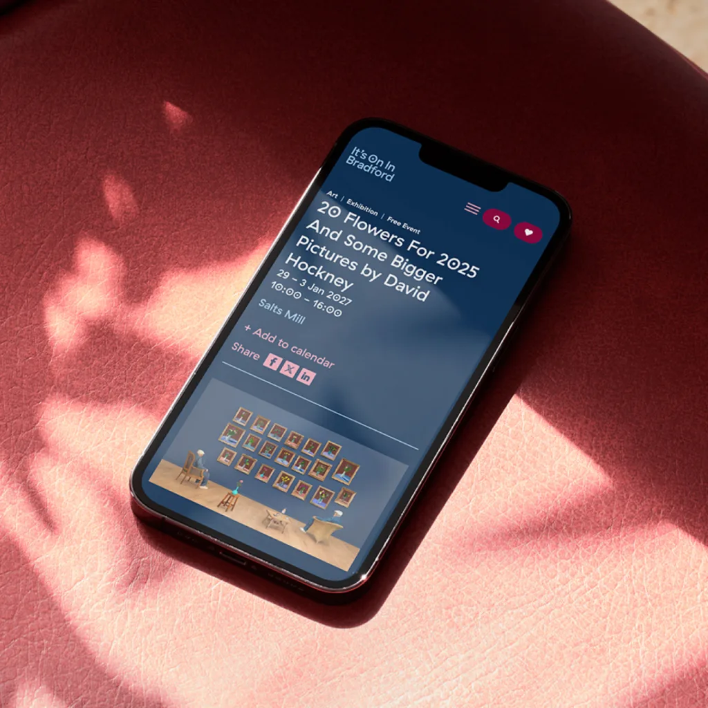 It's On in Bradford - Web Design - Mobile Site