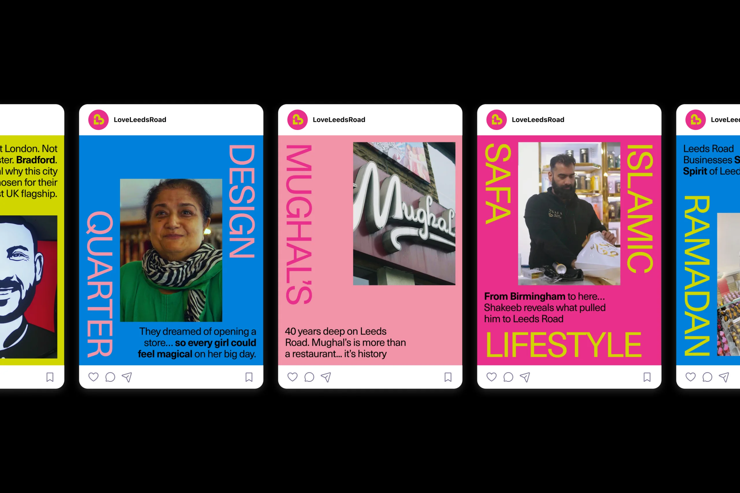 Love Leeds Road - Social Media Campaign Design