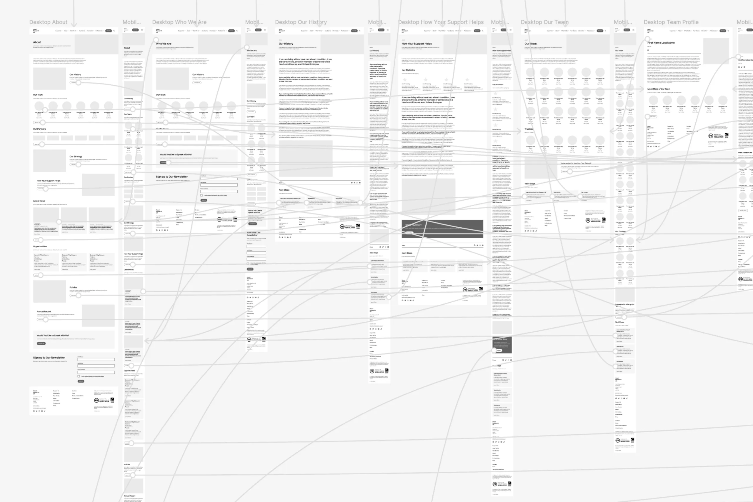 Heart Research UK - Website Planning and Strategy