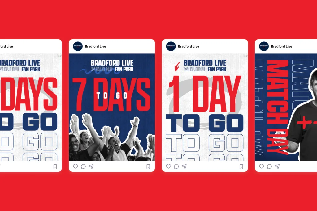 Bradford Live: World Cup 2026 - Social Media Post Designs