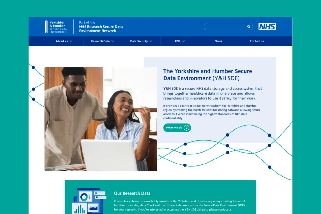 The Yorkshire and Humber Secure Data Environment (SDE) - Website Build