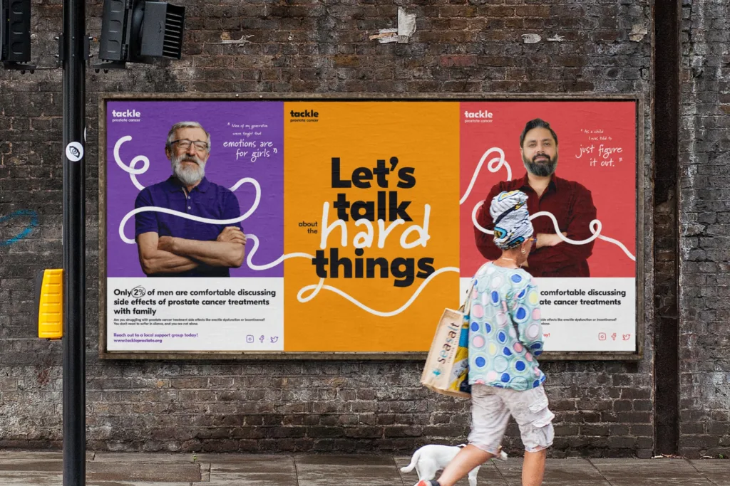 Tackle Prostate Cancer - Poster Campaign Design