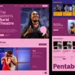 Pentabus - Theatre Website Design and Build