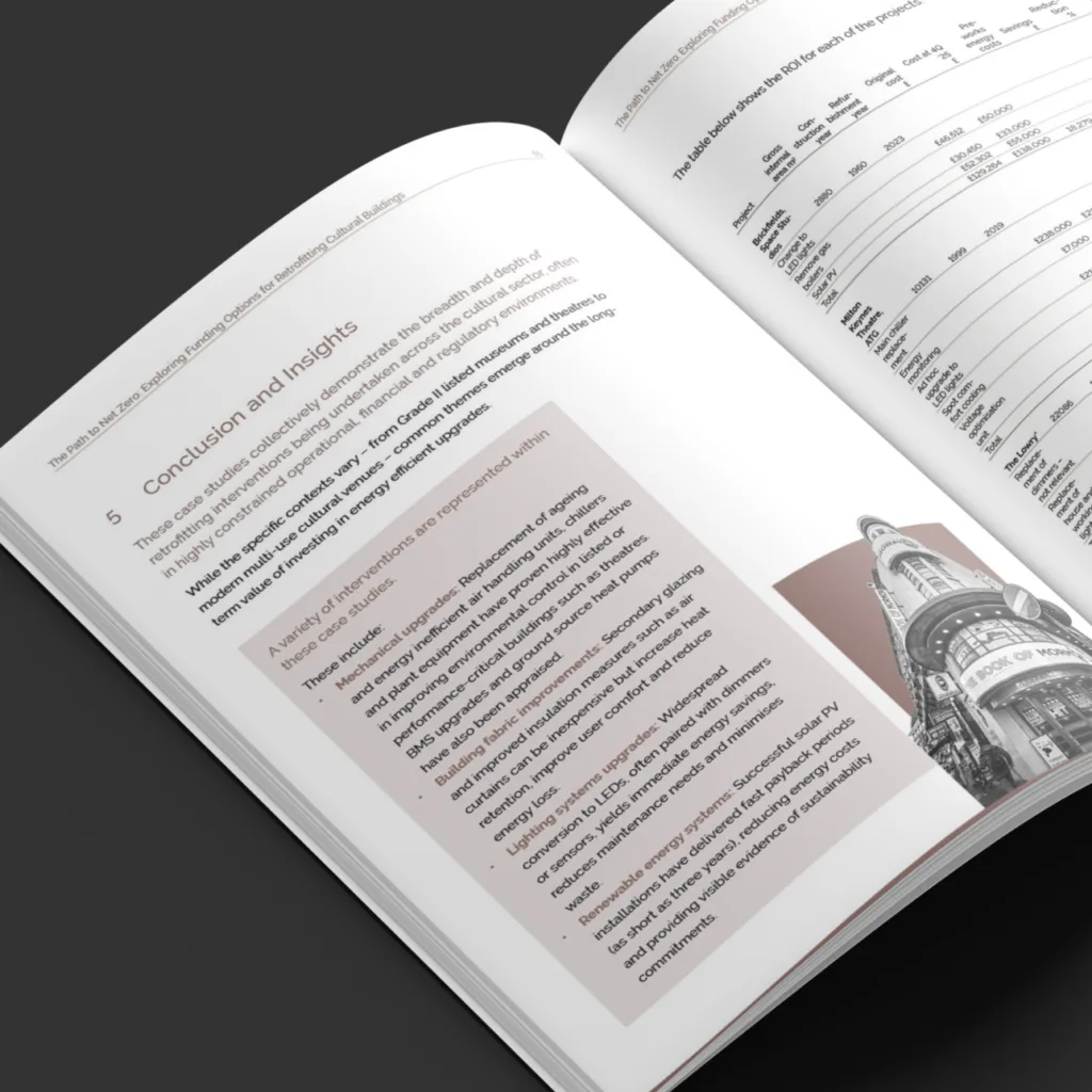 The Path to Net Zero - Arts and Culture Report Design