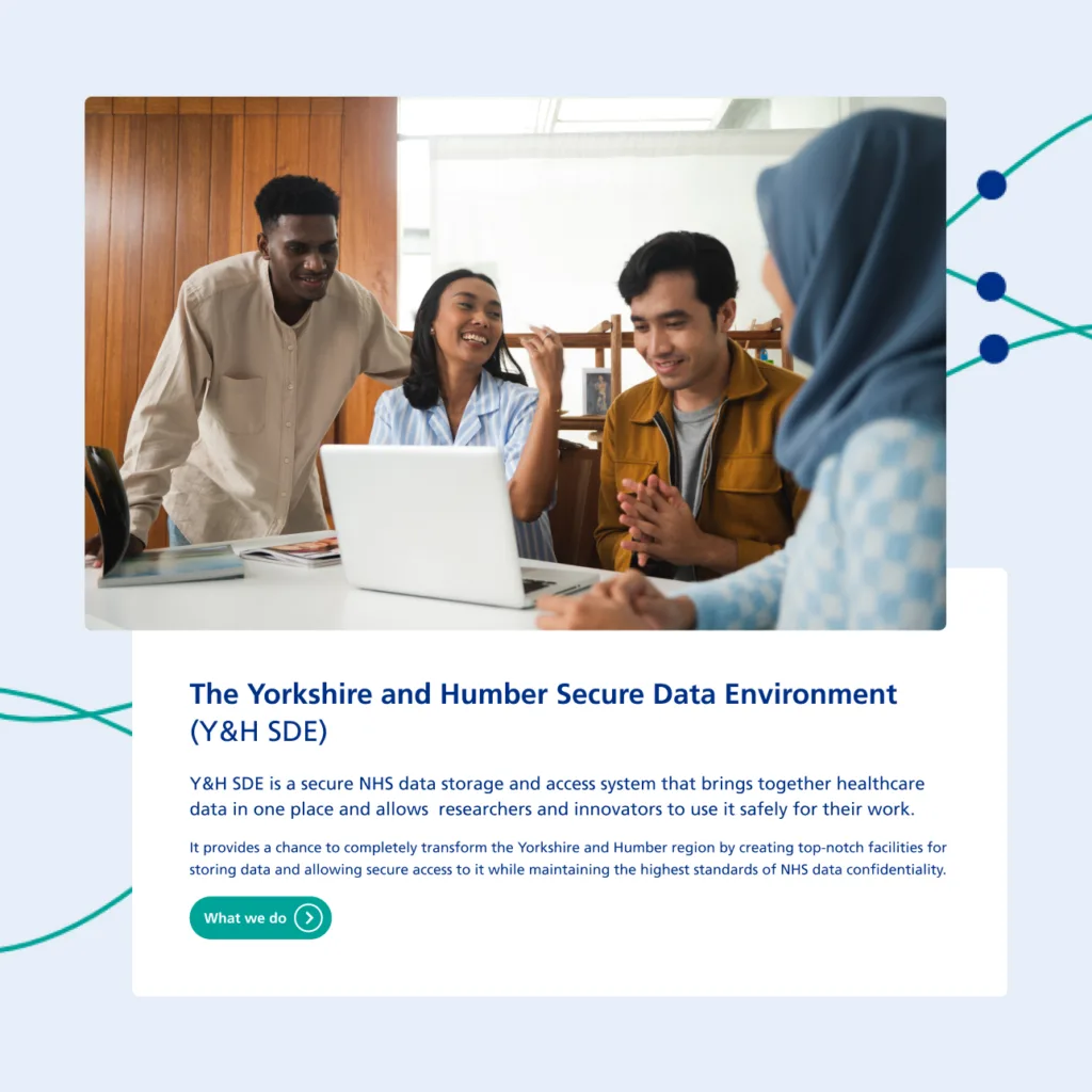 The Yorkshire and Humber Secure Data Environment (SDE) - Website Design