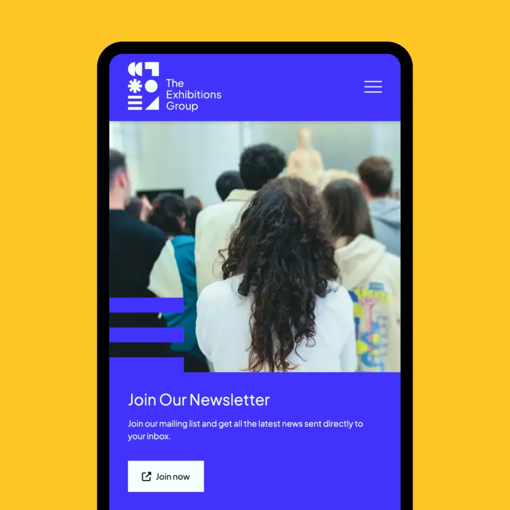 The Exhibitions Group - Newsletter Design