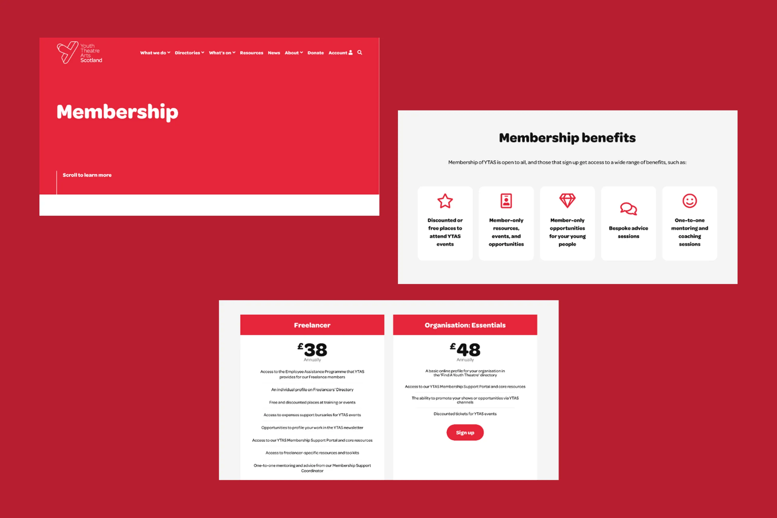 Youth Theatre Arts Scotland - Membership Management