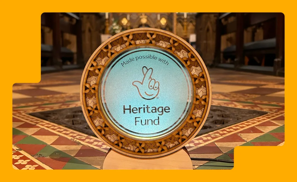 National Lottery Heritage Fund:  Acknowledgement Awards