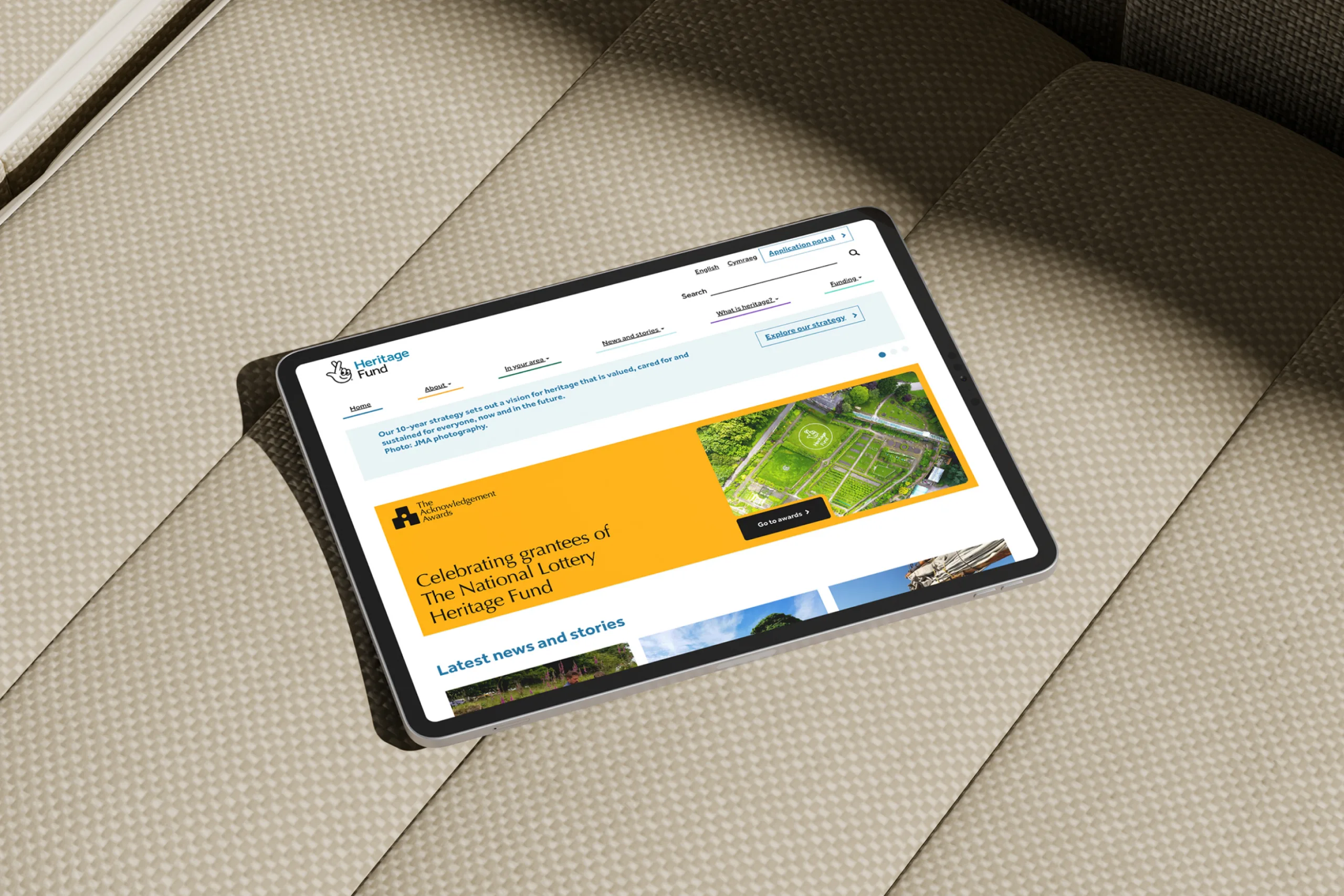 National Lottery Heritage Fund - Acknowledgement Awards - Website Banner