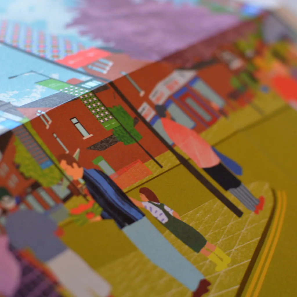 People Make Place - Oak Lane Illustration