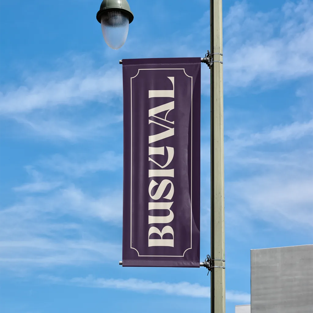 Buskival Branded Flags